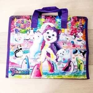 Lisa Frank Tri Fold Portfolio Art Sticker Case